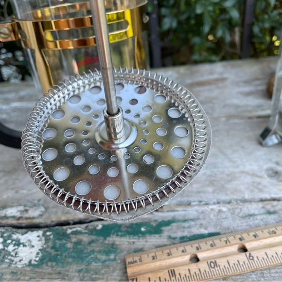 Cafe Copacabana Glass French coffee press gold - Picture 9 of 13